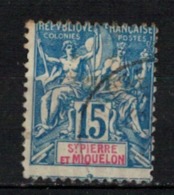 SAINT PIERRE ET MIQUELON      N°  YVERT    64           OBLITERE       ( O   3/02 ) - Oblitérés