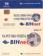 BOSNIA Y HERZEGOVINA. BA-PTT-0014. BIHNET. 50U. 1998-03. (505) - Bosnie