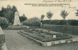 80 MOISLAINS / Monument élevé à La Mémoire Des Soldats Charentais Des 307 Et 308ème D'Infanterie / - Moislains