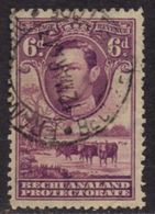 Bechuanaland Protectorate - 1938 KGVI 6d Reddish Purple (o) # SG 124 - 1885-1964 Bechuanaland Protettorato