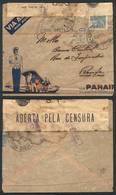 424 BRAZIL: Airmail Cover Sent From Rio To Recife On 22/AU/1936 With Interesting CENSOR Label! - Andere & Zonder Classificatie