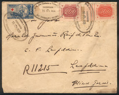 447 BRAZIL: Registered Cover Sent From Rio To Leopoldina On 16/NO/1938 With Good Commemorative Postage, VF Quality! - Andere & Zonder Classificatie