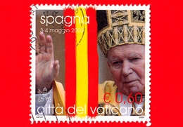 VATICANO - Usato - 2004 - Viaggi Di Giovanni Paolo II Nel 2003 - 0,60 - Spagna - Usati