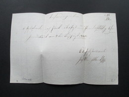 Österreich 1840 Brief / Briefpapier Mit Wasserzeichen. Interessant?? - ...-1850 Prefilatelia
