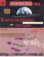 ALBANIA. ALB-55. INTERNET. 11-2000. 50U. (044) - Albania