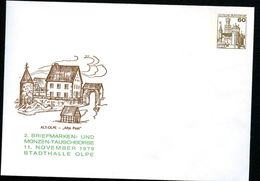 Bund PU114 D2/014a Privat-Umschlag ALT-OLPE Alte Post Olpe 1979 - Private Covers - Mint