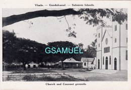 Oceanie, Visale Guadalcanal Salomon Islands, Church And Convent Grounds. - (voir Scan). - Solomon Islands