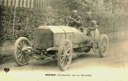 Automobile....rallyes...werner   Sur Sa Mercedes   Allemagne - Rallye