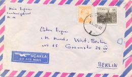 Turkey 1961 Airmail Cover To Berlin With 50 K. Ataturk + 55 K. Coal Mine - Lettres & Documents