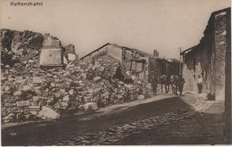 AK Hattonchâtel Destruction Guerre Weltkrieg Militär Hattonville Viéville Sous Côtés Feldpost Meuse Lothringen Lorraine - Vigneulles Les Hattonchatel