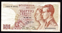 50 FR Type "1966" Koninklijk Paar    Emiel Kerstens - 50 Francs