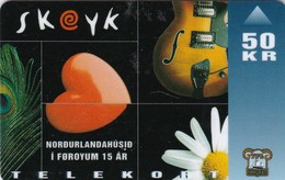 Faroe Islands, OD-017,  50 Kr , Skeyk - Musical, 2 Scans. - Féroé (Iles)