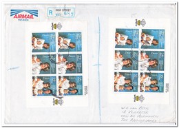 Nieuw Zeeland 1985, Registered Airmail To Veldhoven Netherlands - Briefe U. Dokumente