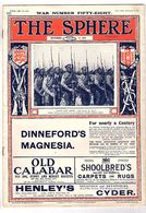 Militaria THE SPHERE N°816 Du 11 Septembre 1915 "BOSCHE ZARIA CHRANI" - Inglese