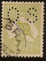 AUSTRALIA 1915 3d Roo Small OS SG O45 U #AIO416 - Officials