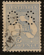 AUSTRALIA 1915 6d Roo Small OS SG O33 U #AIO413 - Dienstmarken