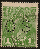 AUSTRALIA 1926 1d KGV OS SG O89 U #AIO458 - Service