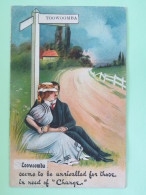 Australia (Queensland) 1897 Postcard ""Toowoomba - Man And Woman Couple"" To England - Queen - Cartas & Documentos