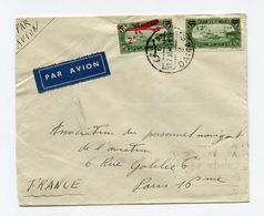 !!! LETTRE PAR AVION DE DAMAS POUR PARIS DE 1936 - Cartas & Documentos