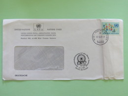 United Nations (Wien) 1991 Cover UNPA - Chidren Rights Cancel - Birds - Cartas & Documentos