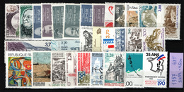 1987  - Année Complète (YT 2452 à 2500) - 48 Timbres ** - 1980-1989