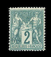 * N°62 - 2c Vert - TB - 1876-1878 Sage (Type I)