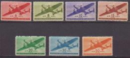 STATI UNITI D'AMERICA  1941-44  POSTA AEREA  BIMOTORE DA TRASPORTO UNIF. A25-A31 MNH XF++++++++++ - 2b. 1941-1960 Neufs