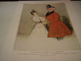 ANCIENNE PUBLICATION THEATRE VARIETE M.BRASSEUR ET E.LAVALLIERE 1904 - Théâtre & Déguisements