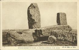 3 AKs / PCs England Stonehenge 3 Different Motifs ~1920 # - Stonehenge