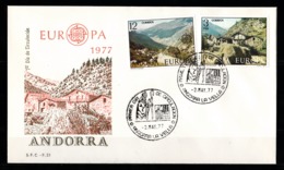 Andorre Espagnol 1977 : FDC - Usati