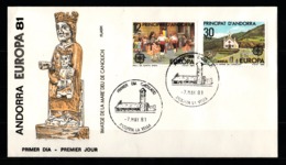 Andorre Espagnol 1981 : FDC - Usati