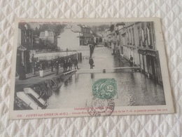 AQ-1700 - JUVISY-sur-ORGE - Inondation De Janvier1910 - Grand-rue Prise Du Pont Du Chemin De Fer Et Sinistrés - Juvisy-sur-Orge