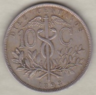 Bolivie. 10 Centavos 1893. Copper-nickel .KM# 174.1 - Bolivia