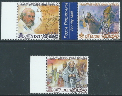 2002 VATICANO USATO PAPA SAN LEONE IX - ED5-8 - Oblitérés