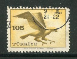 TURQUIE- P.A Y&T N°105- Oblitéré (oiseau) - Luchtpost