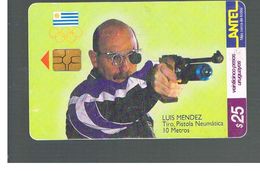 URUGUAY -   2000 OLYMPIC SPORT: SHOOTING        - USED  -  RIF. 10461 - Giochi Olimpici