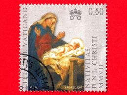 VATICANO - Usato - 2007 - Natale - 0,60 - Natività, Opera Di Giuseppe Calì - Used Stamps