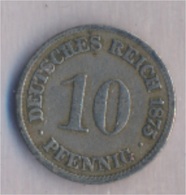 Deutsches Reich Jägernr: 4 1875 F Sehr Schön Kupfer-Nickel 1875 10 Pfennig Kleiner Reichsadler (9157843 - 10 Pfennig
