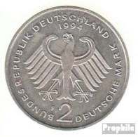 BRD (BR.Deutschland) Jägernr: 450 2001 F Stgl./unzirkuliert Kupfer-Nickel Stgl./unzirkuliert 2001 2 Deutsche Mark Franz - 2 Mark