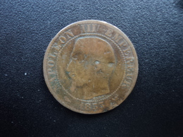 FRANCE 5 CENTIMES  1855 W Chien   F.116 /G.152 /  KM 777.7    B+ - 5 Centimes