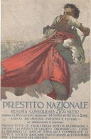 WWI - 1918- Cartolina  " Prestito Nazionale / Rendita Consolidata 5 % Netto " - Egée (Scarpanto)