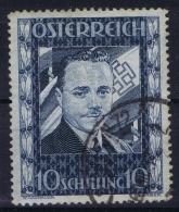 Osterreich Mi 588 Used Obl 1936 Dolfuss - Gebruikt