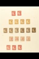 1867-95 FINE MINT COLLECTION On Album Pages, Includes 1867 1d Dull Rose (no Wmk) X2, 1873-79 1d Dullrose-lake X2 And 1d  - Turks & Caicos