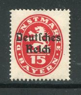 ALLEMAGNE BAVIERE- Timbres De Service- Y&T N°63- Neuf Avec Charnière * - Dienstmarken