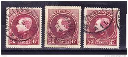 BELGIQUE COB 291 OBL, 3 Nuances  . (4LT51) - 1929-1941 Groot Montenez