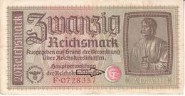 1993   ZWANZIG  REICHSMARK  PATISANEN  STEMPEL - 20 Reichsmark