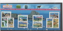 FRANCE - Portraits De Régions - Saint-Malo, Bords De Loire, Cascade Du Doubs, Les Baux-de-France, Saint-Tropez, - Afgestempeld