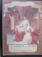 BOUTIQUE DE LA MARQUISE DE SÉVIGNÉ 11bd MADELEINE PARIS-CHOCOLAT FRIANDISES-COFFRETS ORNÉS-ANCIENNE AFFICHE PUBLICITAIRE - Targhe Di Cartone