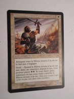 CARTE DE JEU MAGIC THE GATHERING (en Français) : HEROS REVENU A LA VIE (Jean-Louis Borloo?) - Autres & Non Classés