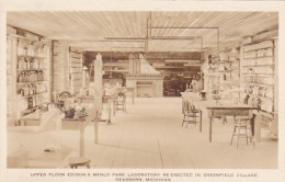 Michigan Dearborn Upper Floor Edison's Menlo Park Laboratory Greenfield Village Real Photo - Dearborn